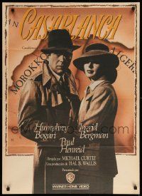 9t102 CASABLANCA video Spanish R90s Humphrey Bogart, Ingrid Bergman, Michael Curtiz classic!