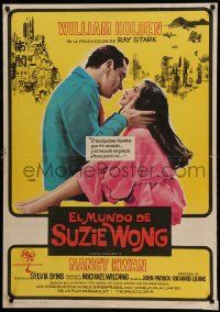 9t116 WORLD OF SUZIE WONG Spanish R71 William Holden was the first man that Nancy Kwan ever loved!