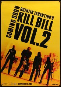 9t047 KILL BILL: VOL. 2 teaser DS Swedish '04 Uma Thurman, Tarantino directed, top cast!