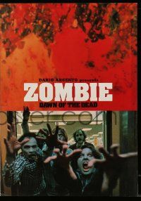9t824 DAWN OF THE DEAD Japanese 14x20 press sheet '79 Romero, completely different zombie images!