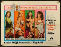 9w389 ANYONE CAN PLAY 1/2sh '68 sexiest near-naked Ursula Andress, Virna Lisi, Auger & Mell!