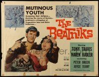 9w419 BEATNIKS 1/2sh '59 mutinous youth screaming their defiance, mocking the course of society!