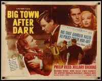 9w437 BIG TOWN AFTER DARK style A 1/2sh '48 big shot gambler killed as police crash hide-out!