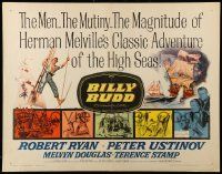 9w438 BILLY BUDD 1/2sh '62 Terence Stamp, Robert Ryan, mutiny & high seas adventure!