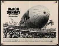 9w441 BLACK SUNDAY int'l 1/2sh '77 Goodyear Blimp zeppelin disaster at the Super Bowl!