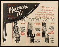 9w444 BOCCACCIO '70 1/2sh '62 sexy Loren, Ekberg & Schneider, plus Fellini, De Sica & Visconti!