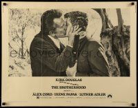 9w455 BROTHERHOOD 1/2sh '68 Kirk Douglas gives the kiss of death to Alex Cord!