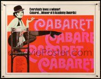 9w463 CABARET 1/2sh R74 Liza Minnelli in Nazi Germany, Bob Fosse, winner of 8 Academy Awards!