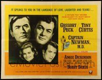 9w470 CAPTAIN NEWMAN, M.D. 1/2sh '64 Gregory Peck, Tony Curtis, Angie Dickinson, Bobby Darin