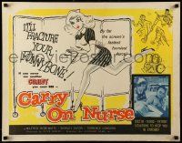 9w472 CARRY ON NURSE 1/2sh '60 English hospital sex, the screen's fastest funniest farce!