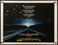9w484 CLOSE ENCOUNTERS OF THE THIRD KIND 1/2sh '77 Steven Spielberg sci-fi classic!
