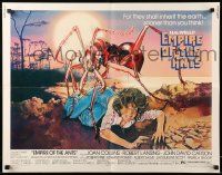 9w536 EMPIRE OF THE ANTS 1/2sh '77 H.G. Wells, great Drew Struzan art of monster attacking!