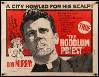 9w614 HOODLUM PRIEST 1/2sh '61 religious Don Murray saves thieves & killers, and it's true!