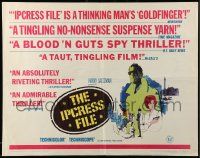 9w637 IPCRESS FILE 1/2sh '65 Michael Caine in the most daring sexpionage story you'll ever see!