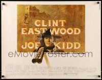 9w645 JOE KIDD 1/2sh '72 cool art of Clint Eastwood pointing double-barreled shotgun!