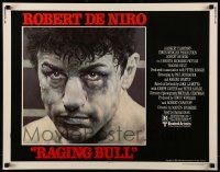 9w817 RAGING BULL 1/2sh '80 Martin Scorsese, Kunio Hagio art of boxer Robert De Niro!