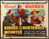 9w830 RIDERS OF THE NORTHWEST MOUNTED 1/2sh '43 Russell Hayden in the Mounted Police!