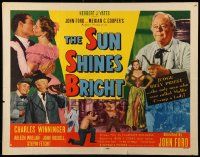 9w895 SUN SHINES BRIGHT style B 1/2sh '53 Charles Winninger, Irvin Cobb stories, John Ford!