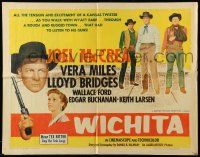 9w977 WICHITA 1/2sh R61 Joel McCrea, Lloyd Bridges & Vera Miles in Kansas!