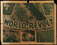 9w991 WORLD IN REVOLT 1/2sh '34 prelude to World War II, Hitler, Ghandi, Lenin & more!