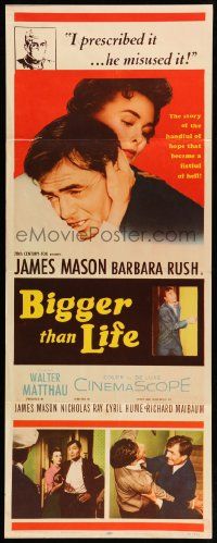9w025 BIGGER THAN LIFE insert '56 James Mason is prescribed Cortisone & becomes addicted!