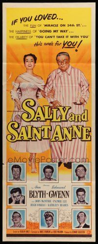 9w234 SALLY & SAINT ANNE insert '52 Ann Blyth, Edmund Gwenn, Frances Bavier!