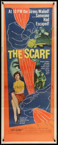 9w238 SCARF insert '51 John Ireland, Mercedes McCambridge, they had nothing to lose but life!