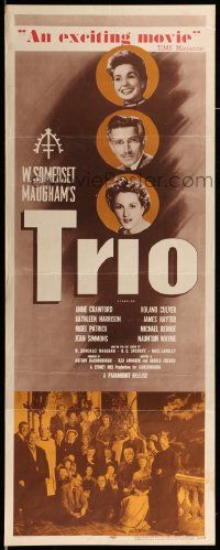 9w313 TRIO insert '50 W. Somerset Maugham, Anne Crawford, Roland Culver, Kathleen Harrison