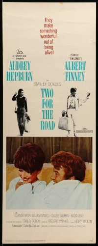 9w316 TWO FOR THE ROAD insert '67 Audrey Hepburn & Finney in bed, directed by Stanley Donen!