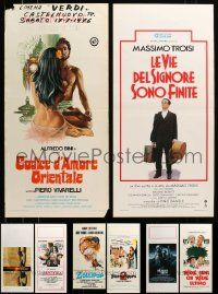 9x293 LOT OF 14 FORMERLY FOLDED ITALIAN LOCANDINAS '70s-00s a variety of movie images!