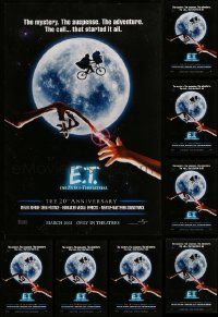 9x484 LOT OF 11 UNFOLDED 27X40 E.T. THE EXTRA TERRESTRIAL ONE-SHEETS R02 classic bike over moon!