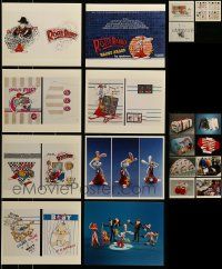 9x199 LOT OF 35 WHO FRAMED ROGER RABBIT MERCHANDISING COLOR 8X10 PHOTOS '88 toys, clothing & more!