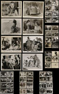 9x188 LOT OF 54 8X10 STILLS '50s-70s great scenes from a variety of different movies!