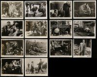 9x216 LOT OF 14 HAMMER QUATERMASS MOVIE 8X10 STILLS '50s-60s great scenes from horror movies!