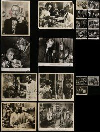 9x208 LOT OF 19 HAMMER FRANKENSTEIN MOVIE 8X10 STILLS '50s-70s scenes with Peter Cushing & more!