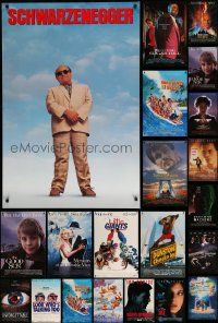 9x418 LOT OF 25 UNFOLDED DOUBLE-SIDED 27X40 ONE-SHEETS '80s-90s a variety of cool movie images!