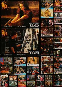 9x306 LOT OF 55 FORMERLY FOLDED SPANISH POSTERS '80s-90s great scenes from a variety of movies!