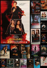 9x341 LOT OF 23 UNFOLDED VIDEO POSTERS '80s-90s great images from a variety of different movies!