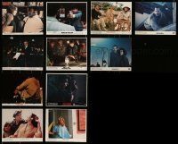 9x223 LOT OF 11 MINI LOBBY CARDS '70s great scenes from a variety of different movies!