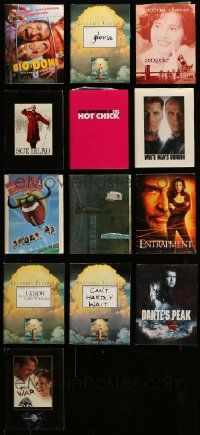 9x124 LOT OF 13 PRESSKITS '91 - '02 containing a total of 90 movie stills in all!