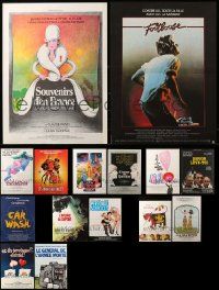 9x298 LOT OF 21 FORMERLY FOLDED FRENCH POSTERS '70s-00s a variety of different movie images!