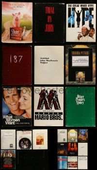 9x117 LOT OF 22 PRESSKITS '88 - '00 containing a total of 157 movie stills in all!