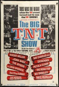 9y079 BIG T.N.T. SHOW 1sh '66 all-star rock & roll, traditional blues, country western & rock!