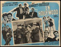 9z512 ABBOTT & COSTELLO IN HOLLYWOOD Mexican LC R50s scared Lou Costello grabbed by cops!
