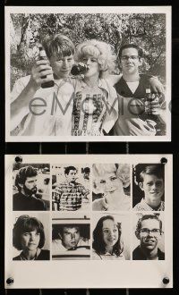 1a658 AMERICAN GRAFFITI 6 8x10 stills '73 George Lucas, Howard & Williams, Dreyfuss, w/cast montage