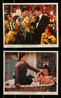 1a046 ARTISTS & MODELS 8 color 8x10 stills '55 Dean Martin & Jerry Lewis w/ sexy Shirley MacLaine!