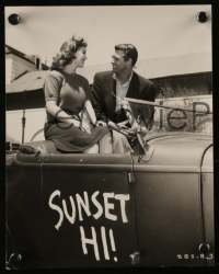 1a922 BACHELOR & THE BOBBY-SOXER 2 7.5x9.25 to 7.5x9.5 stills '47 Grant & Temple candids by Longet!