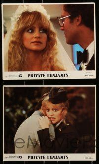 1a080 PRIVATE BENJAMIN 8 8x10 mini LCs '81 Eileen Brennan, Robert Webber, Goldie Hawn in the army!