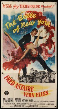 1b468 BELLE OF NEW YORK 3sh '52 great artwork of Fred Astaire & sexy Vera-Ellen dancing!