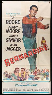 1b470 BERNARDINE 3sh '57 art of America's new boyfriend Pat Boone is on the screen!